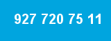 927 720 75 11